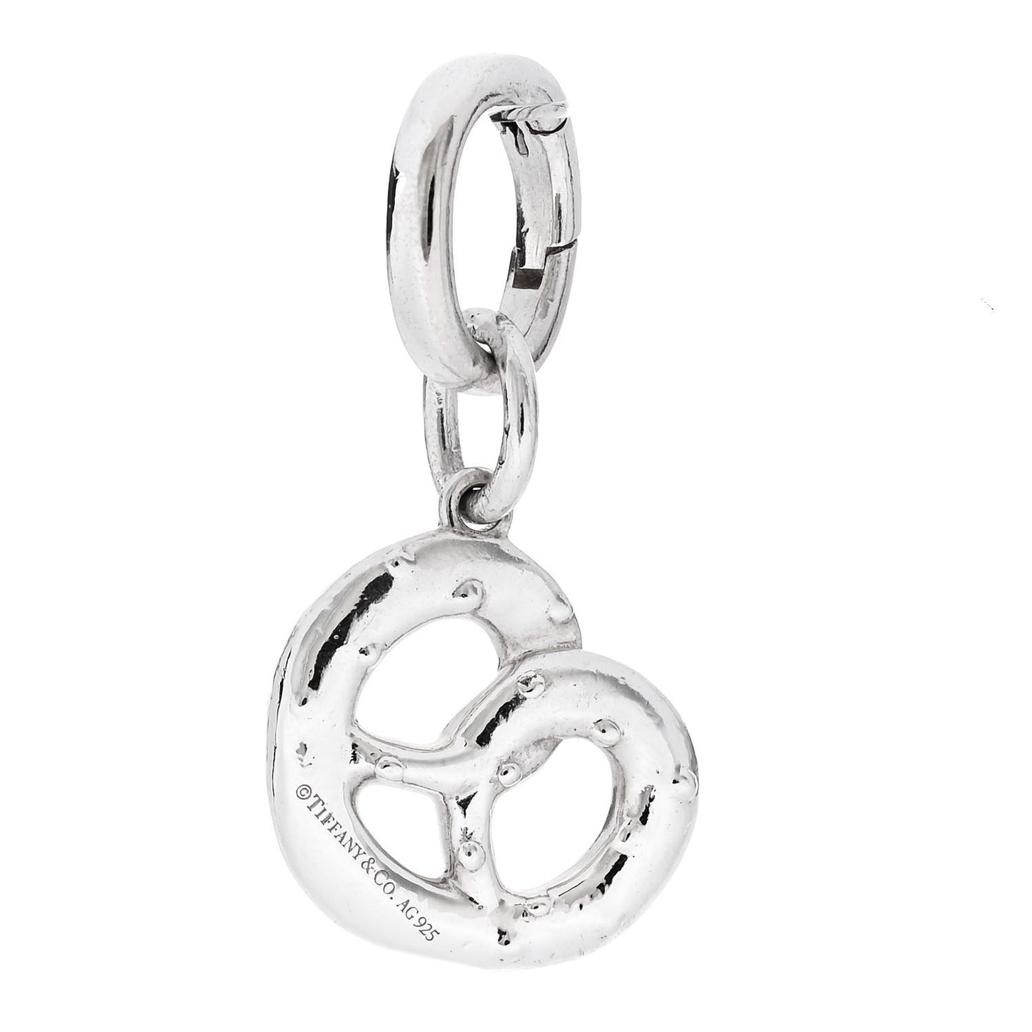 Sterling Silver Pretzel Charm