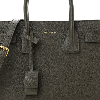 Saint Laurent Grained Calfskin Baby Sac De Jour Bronze 8 of 14