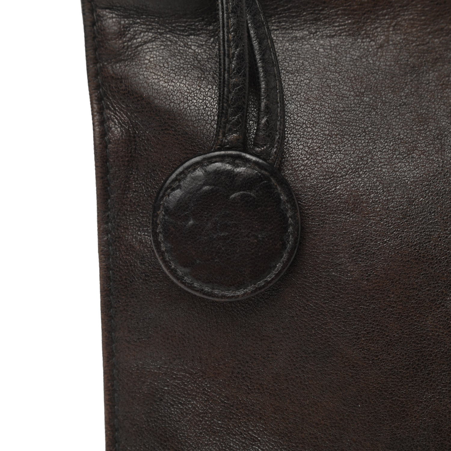 Chanel Lambskin CC Camellia Cosmetic Pouch Black 9 of 12