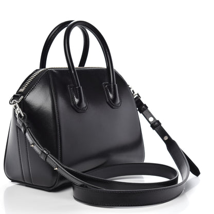Givenchy Shiny Lord Calfskin Mini Antigona Black 4 of 10