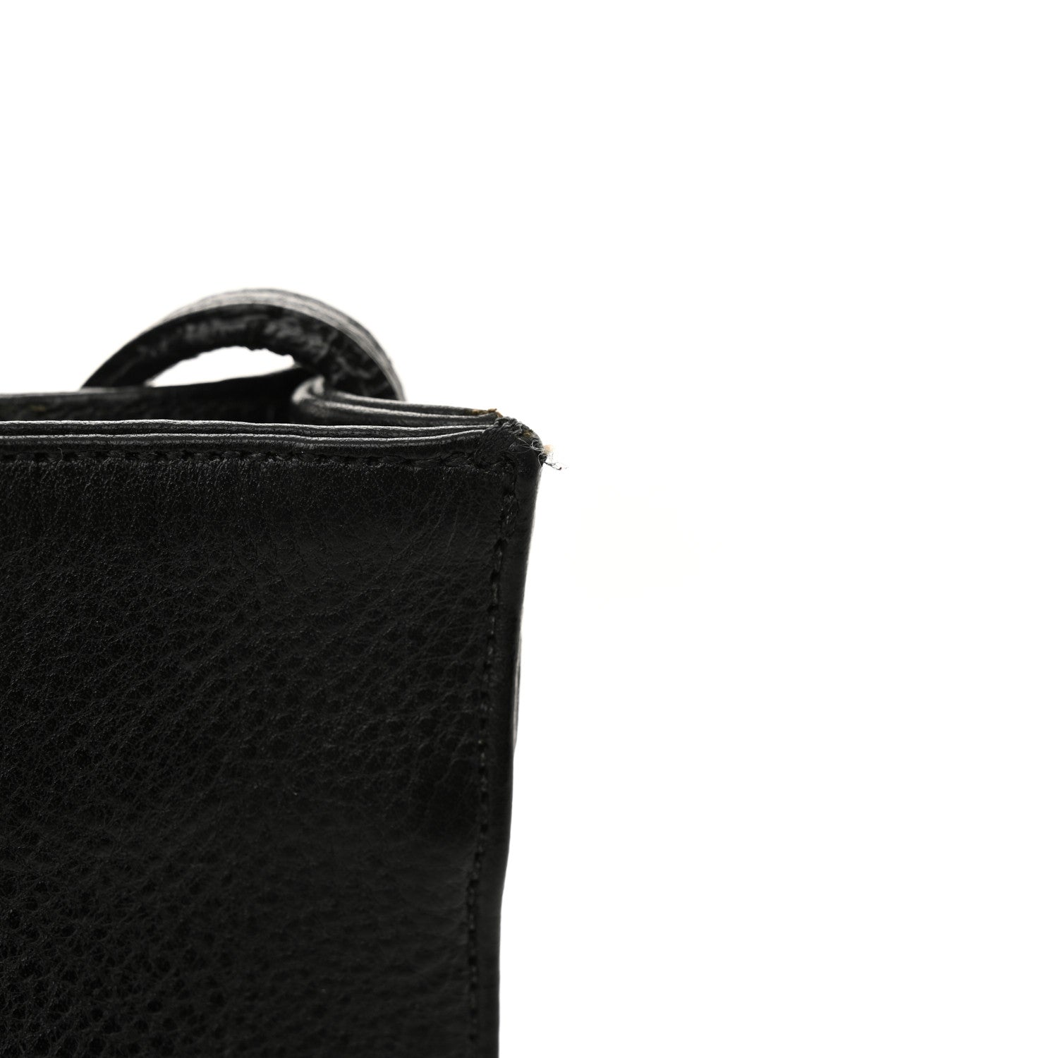 Chrome Hearts Grained Calfskin Fleur De Lis Square Pocket