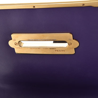 Prada City Calf Saffiano Cahier Bag Viola Black 8 of 8