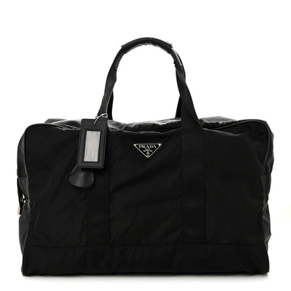Prada Tessuto Nylon Saffiano Carry On Travel Bag Black 1 of 10
