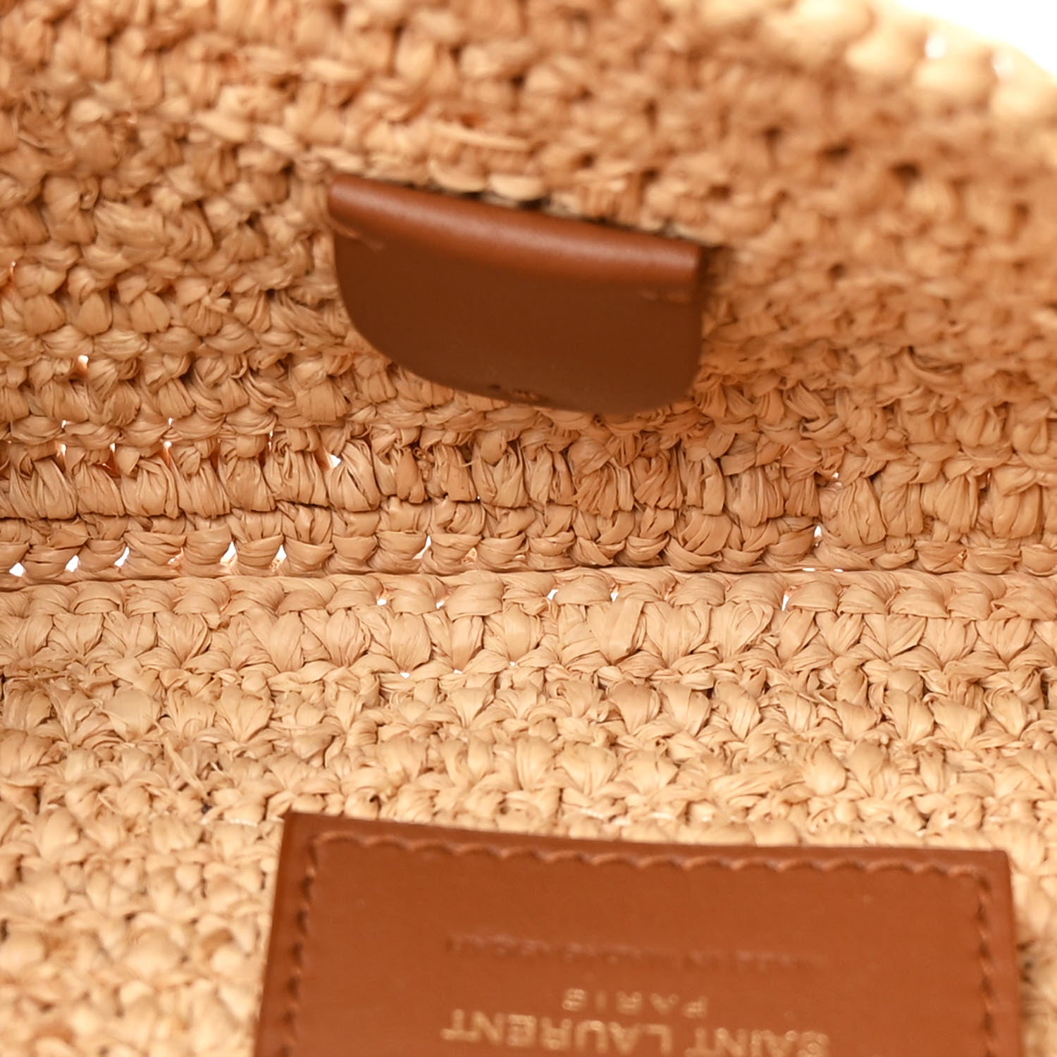 Saint Laurent Raffia Icare Shopping Tote Natural 7 of 14