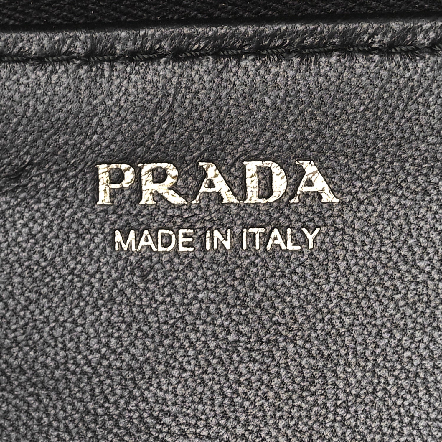 Prada Saffiano Metal Zip Around Key Holder Black 6 of 8
