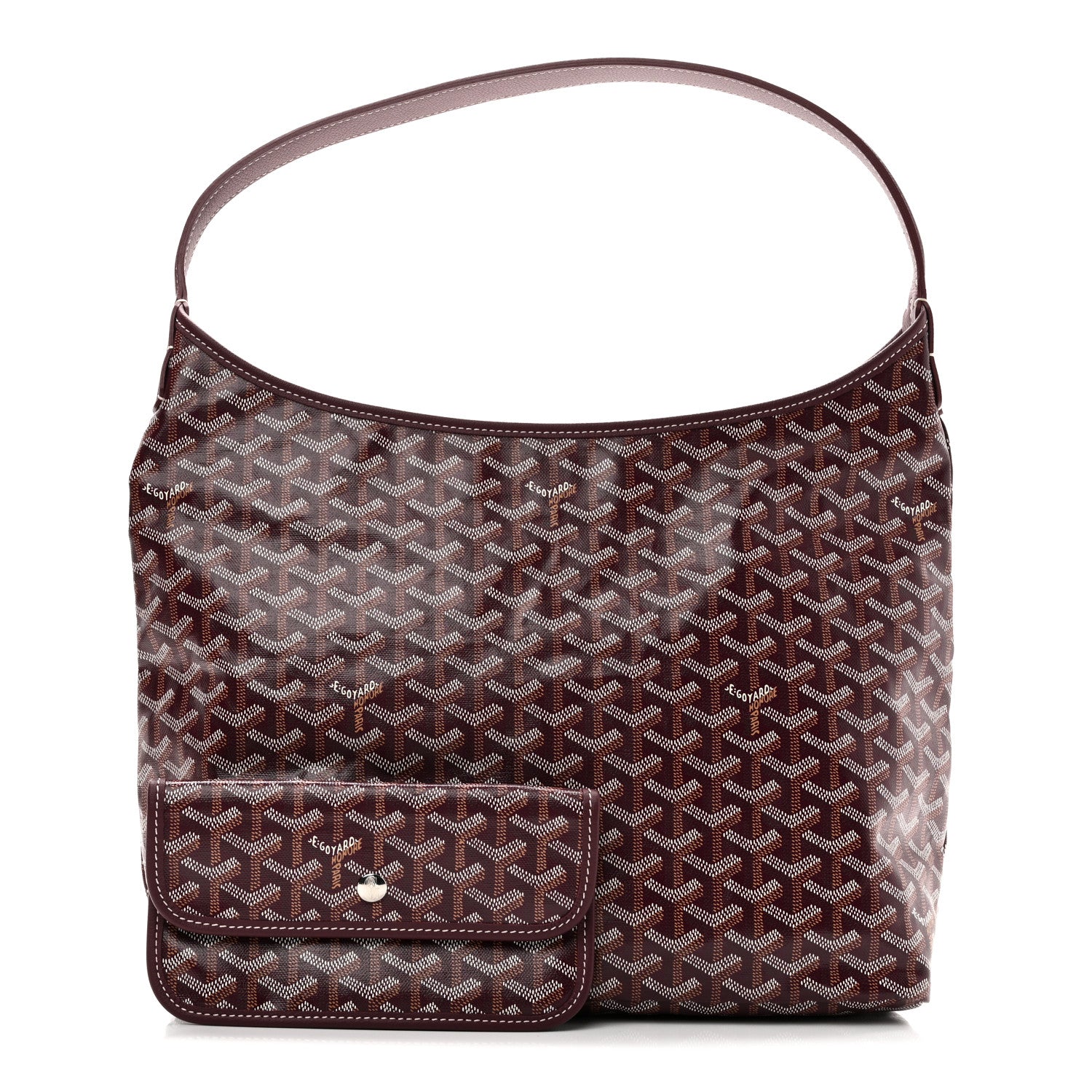 Goyard Goyardine Boheme Hobo Burgundy 3 of 11