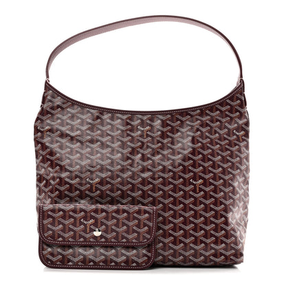Goyard Goyardine Boheme Hobo Burgundy 3 of 11
