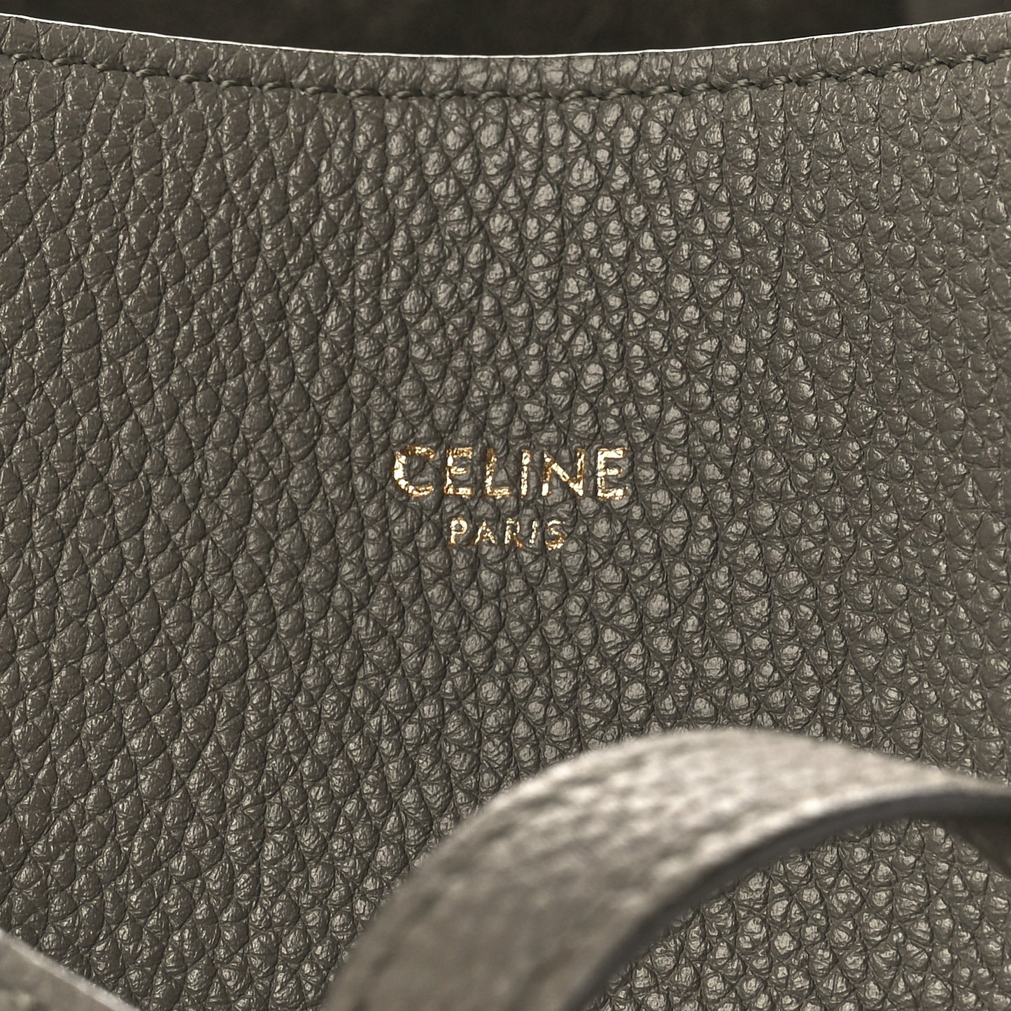 Soft Grained Calfskin Small Belt Cabas Phantom Taupe