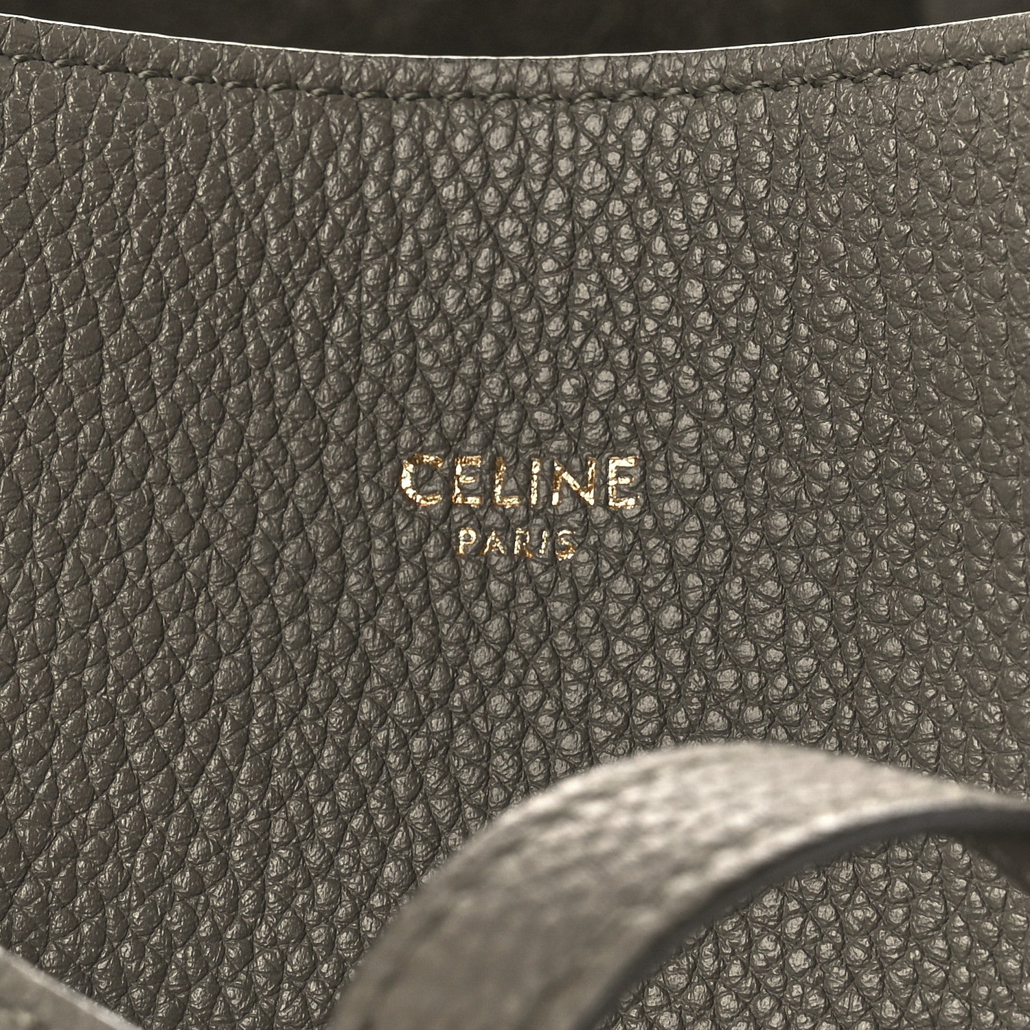 Celine Soft Grained Calfskin Small Belt Cabas Phantom Taupe 6 of 10