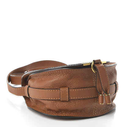 Chloe Calfskin Mini Marcie Round Crossbody Bag Tan 4 of 9