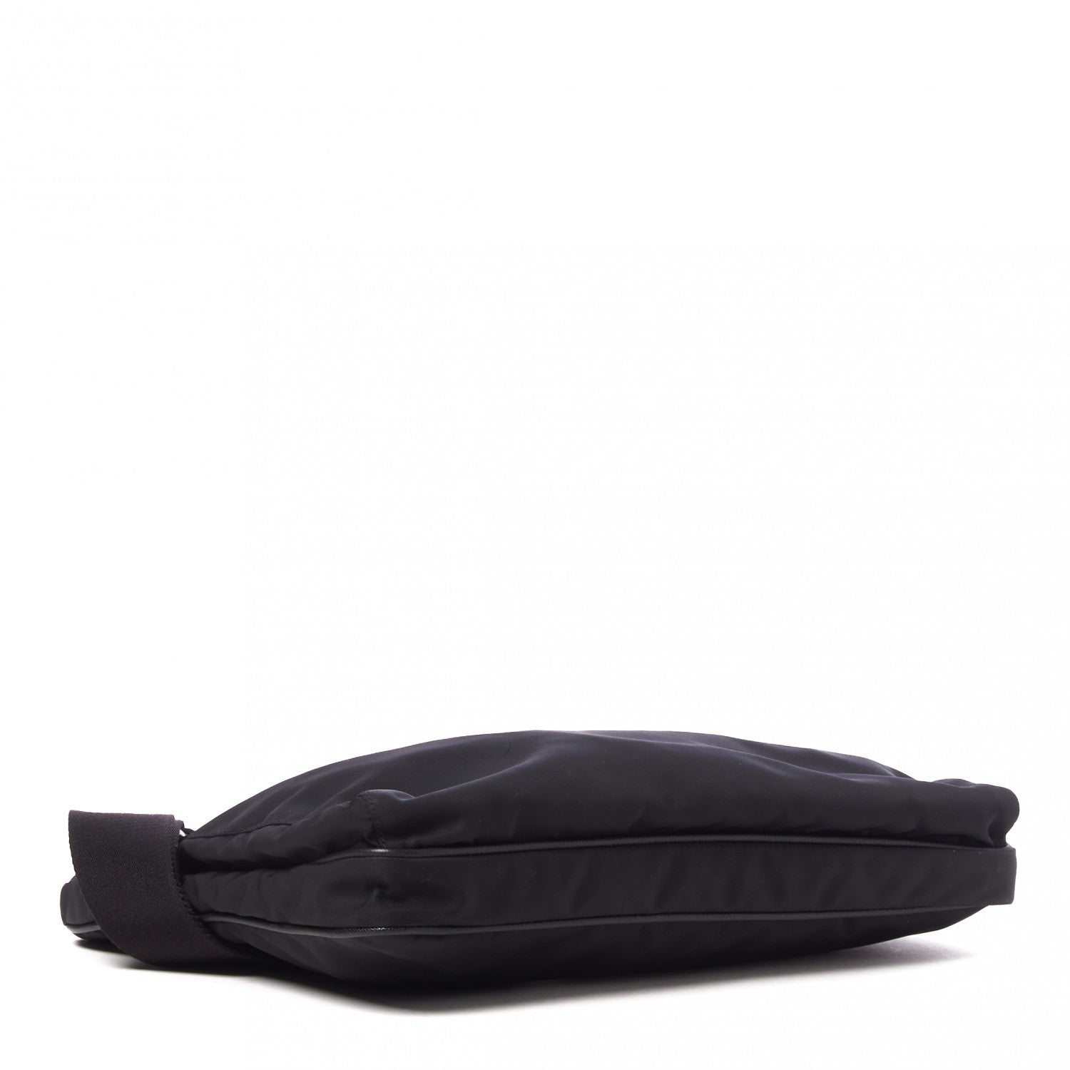 Prada Nylon Flat Messenger Bag Black 3 of 8