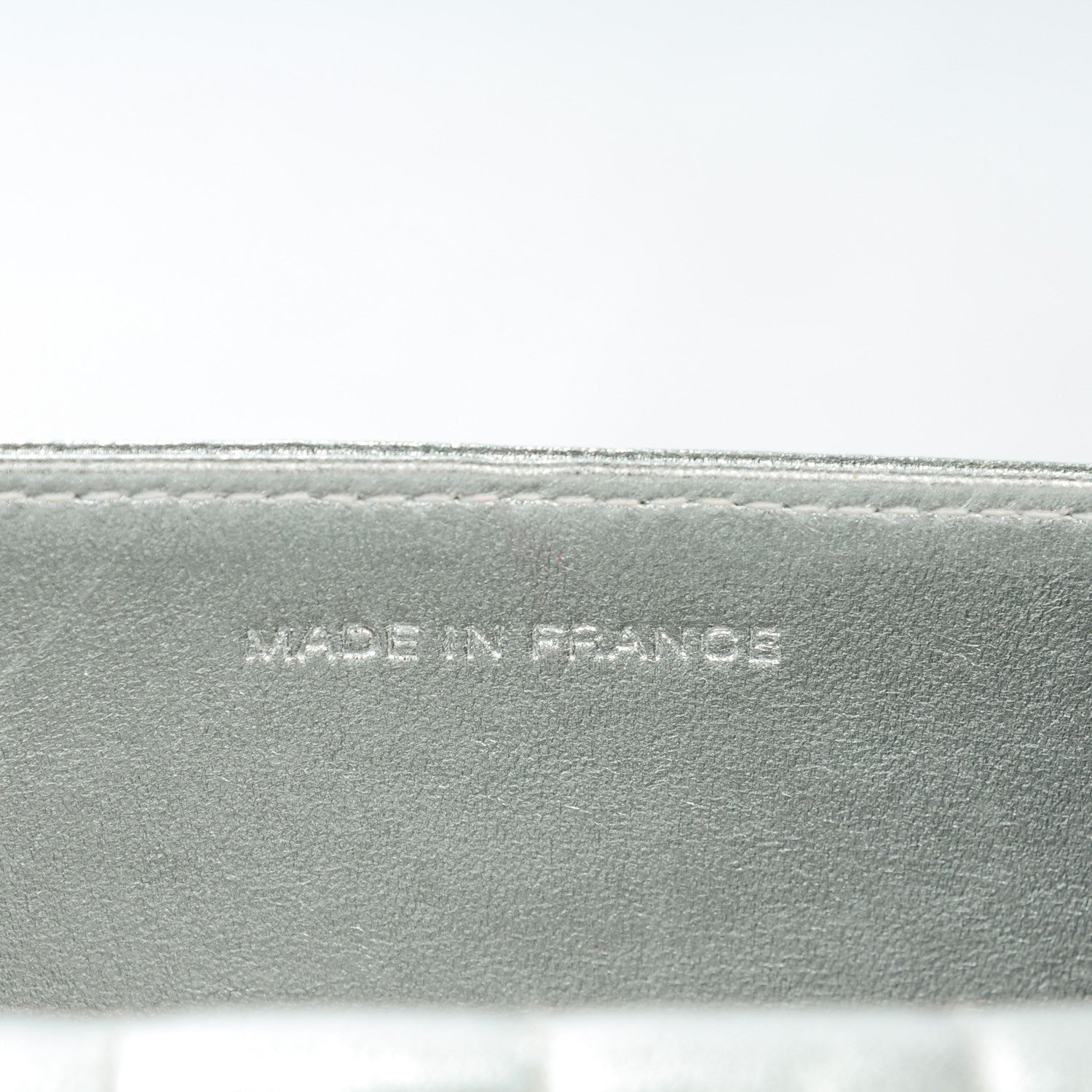 Chanel Metallic Lambskin Small Chocolate Bar Accordion Mademoiselle Flap Silver 8 of 9