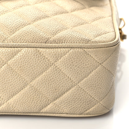 Chanel Caviar Quilted Camera Case Beige Clair 14 of 15