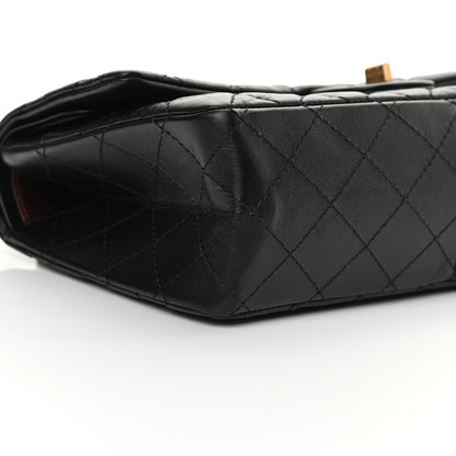 Chanel Aged Calfskin Quilted 2.55 Reissue 226 Flap Black 9 of 10
