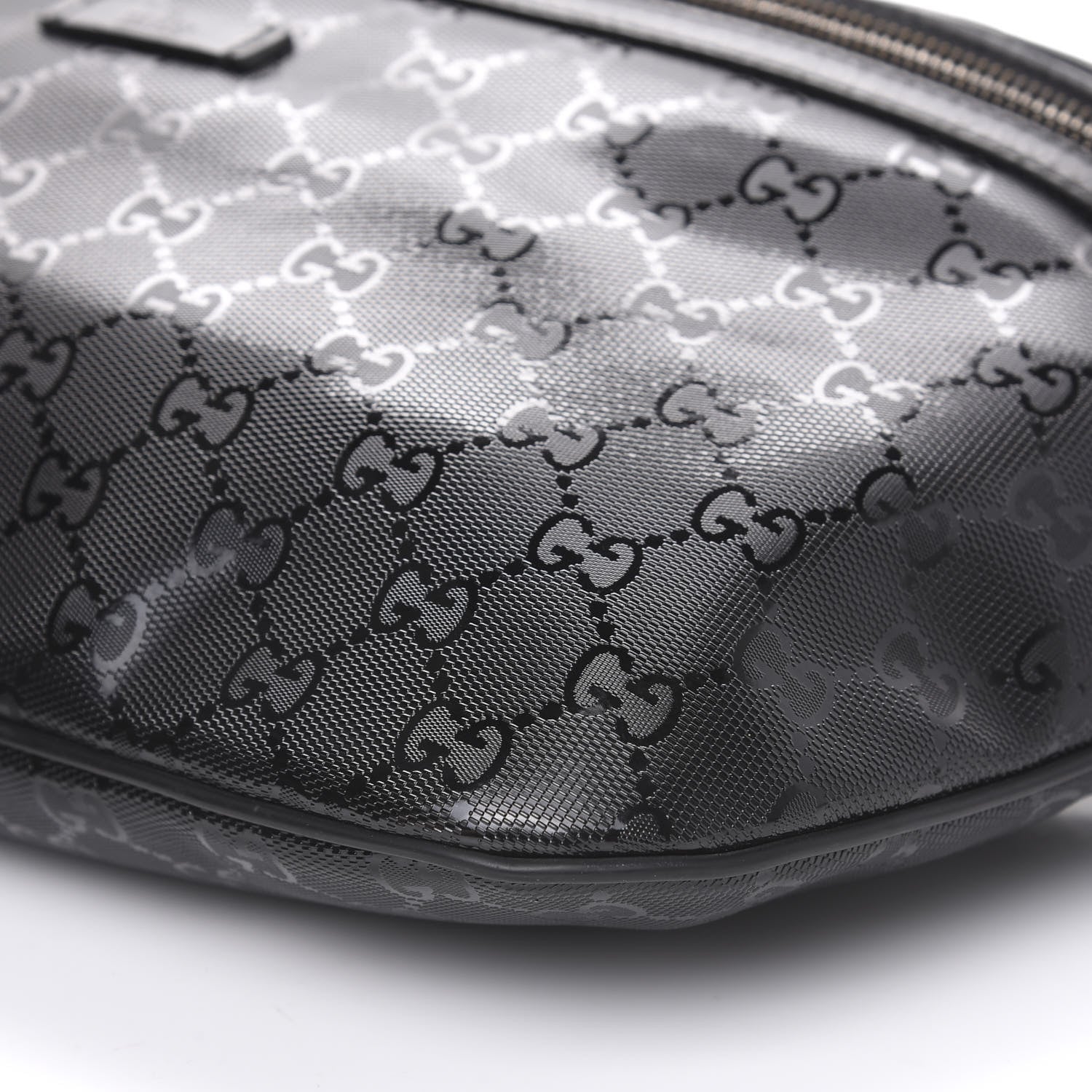 Gucci Imprime Monogram Belt Bag Black 8 of 9