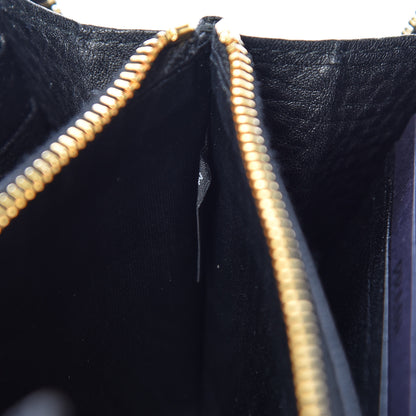Prada Vitello Daino Zip Around Wallet Black 7 of 11