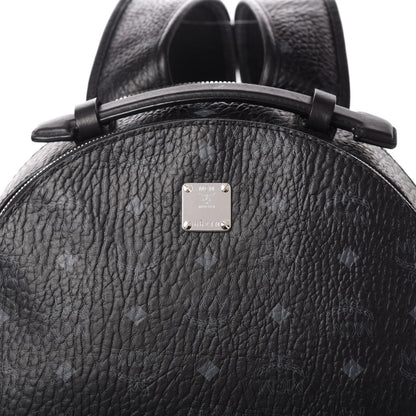 MCM Visetos Medium Stark Backpack Black 9 of 9