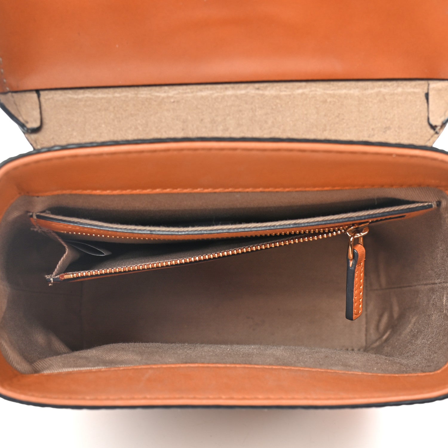 MCM Visetos Small Soft Berlin Crossbody Cognac 5 of 12