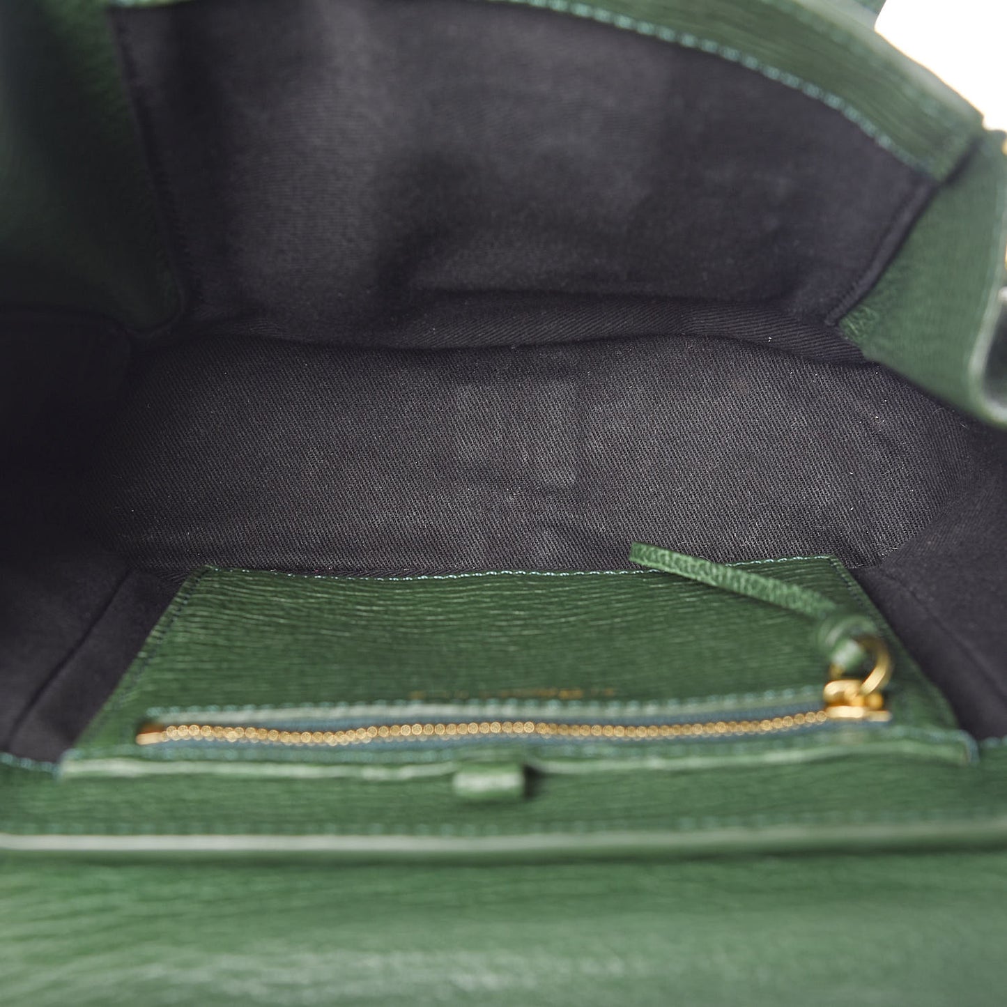 3.1 Textured Calfskin Mini Pashli Satchel Jade