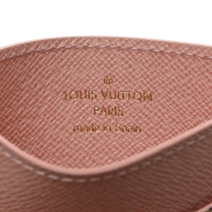 Louis Vuitton Damier Azur Daily Card Holder Rose Ballerine 6 of 8