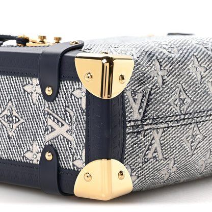 Louis Vuitton Monoglam Side Trunk MM Blue 8 of 10