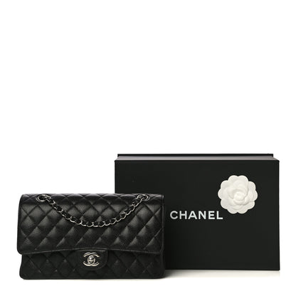 Chanel Caviar Quilted Medium Double Flap Black 12 of 12