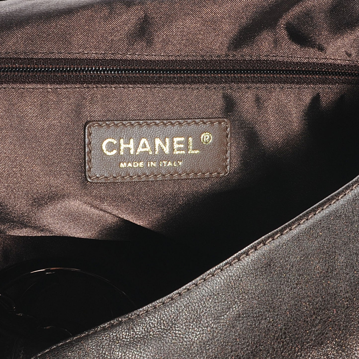 Calfskin Baby Coco Cabas Bronze