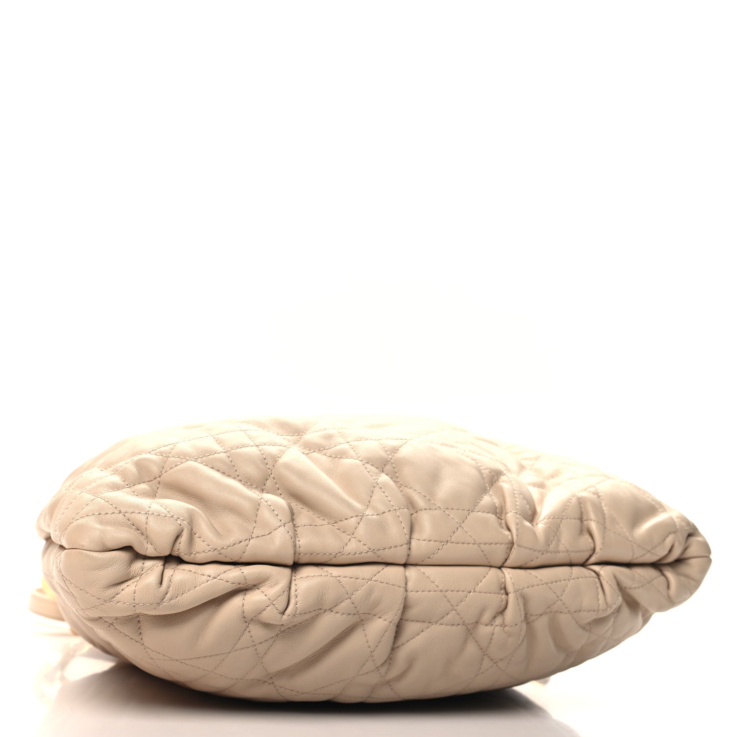 Christian Dior Lambskin Supple Macrocannage Ammi Bag Beige 4 of 9