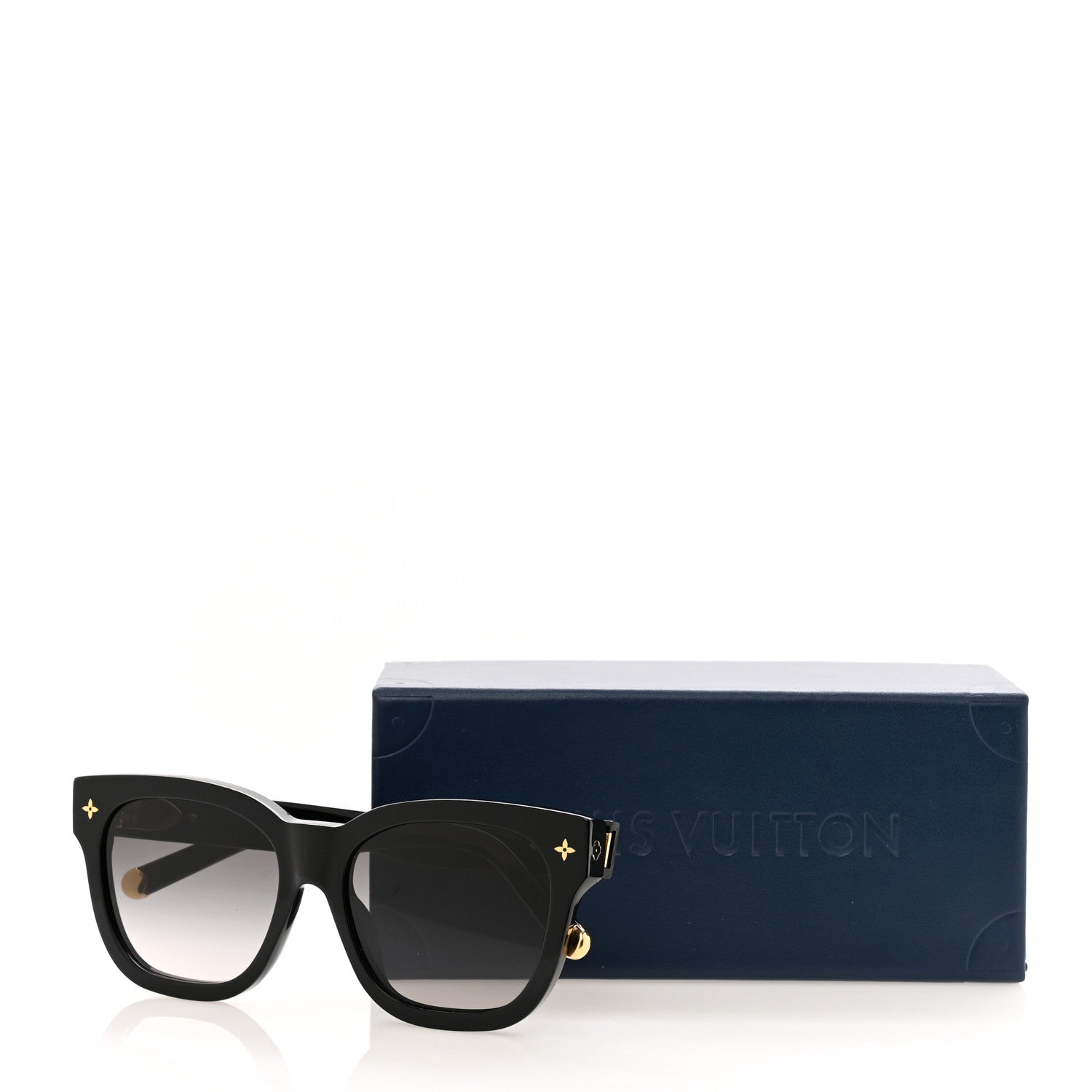 Louis Vuitton Acetate My Monogram Square Sunglasses Z1523E Black 8 of 8