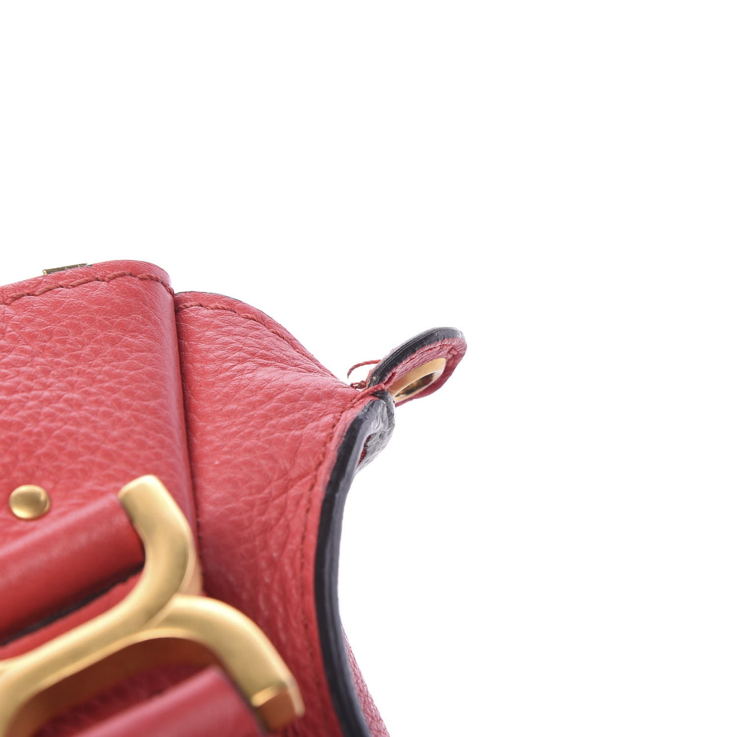 Calfskin Medium Marcie Satchel Red
