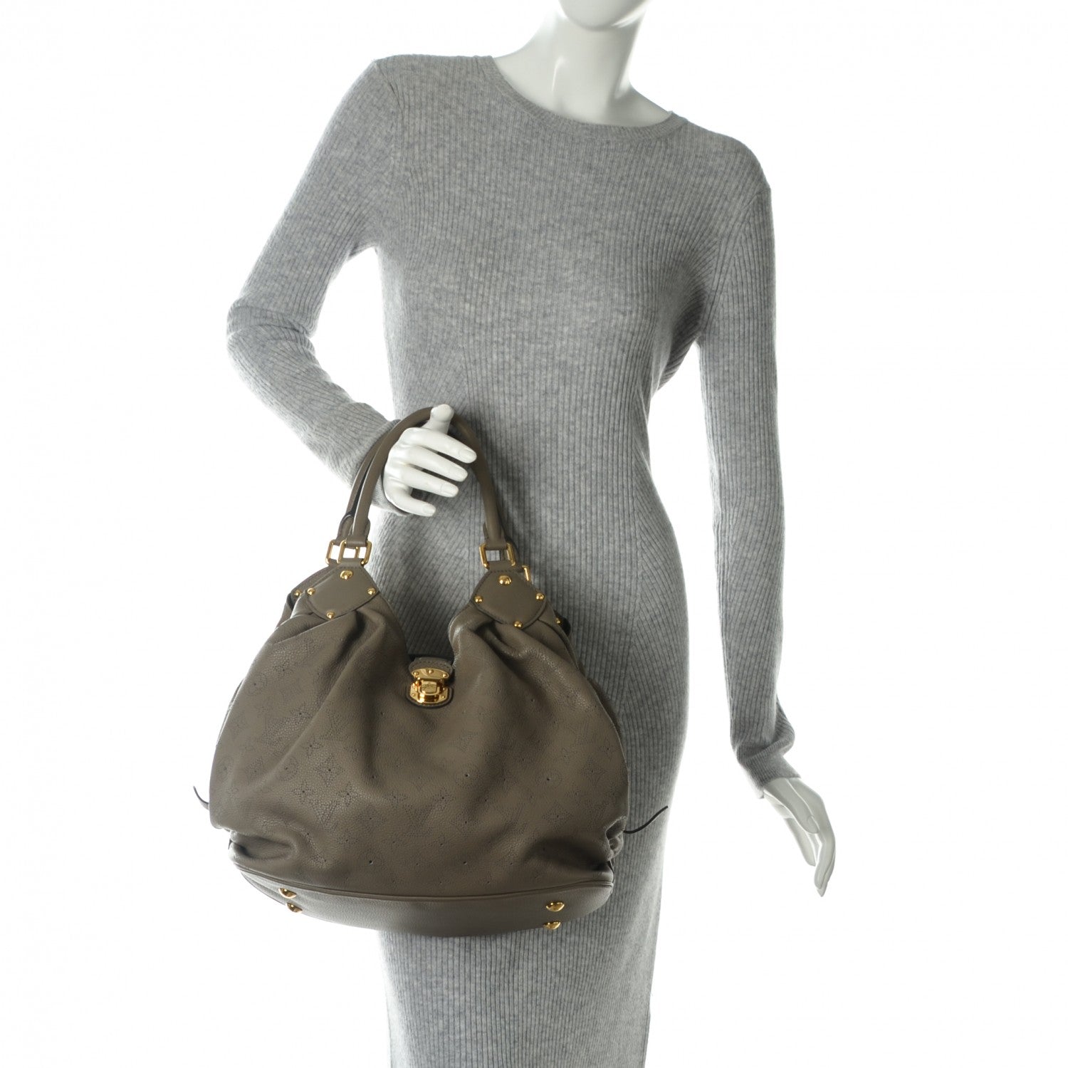 Louis Vuitton Mahina L Taupe 2 of 6