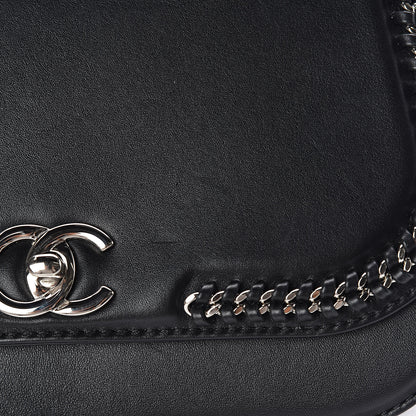 Chanel Calfskin Medium Braided Chic Flap Black 11 of 11
