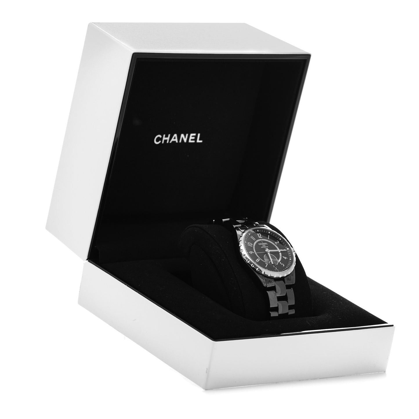Stainless Steel Ceramic 36.5mm J12 Automatic Watch Black