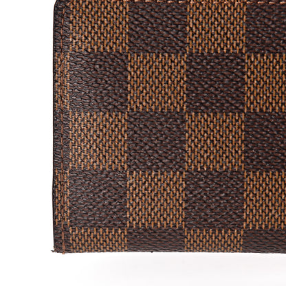 Louis Vuitton Damier Ebene Josephine Wallet Red 9 of 10