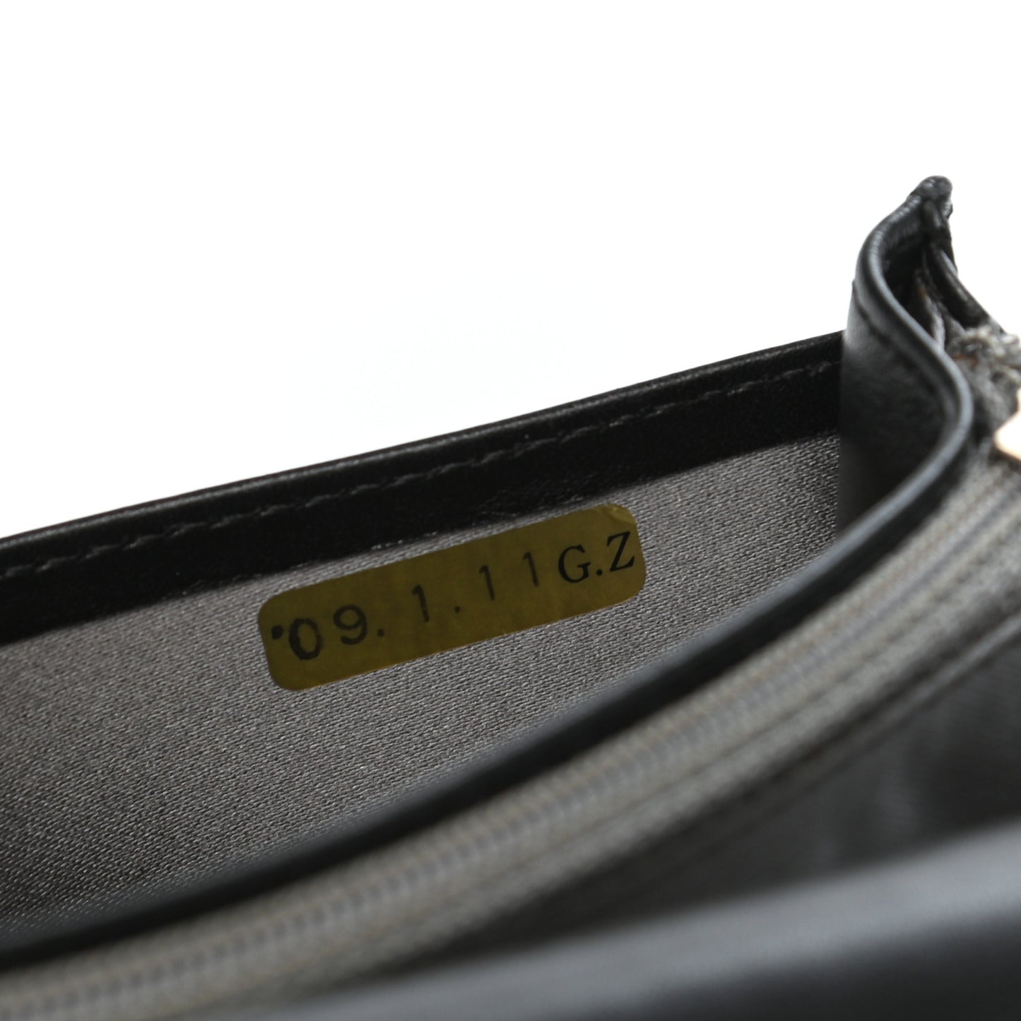 Patent Camellia Yen Wallet Black