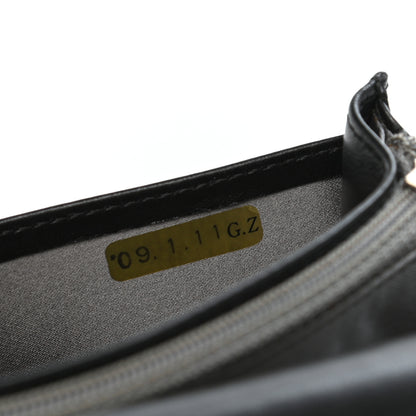 Chanel Patent Camellia Yen Wallet Black 9 of 10