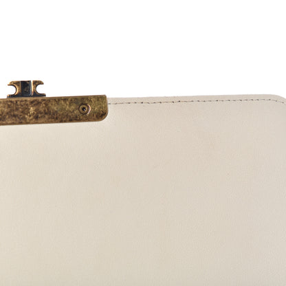 Chanel Sheepskin Quilted Beauty Lock Flap White 25 of 31
