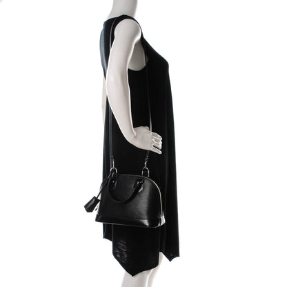 Louis Vuitton Epi Alma BB Black 2 of 8