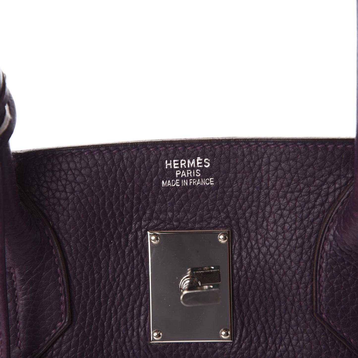 Taurillon Clemence JPG Birkin 42 Raisin