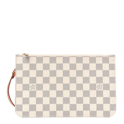Louis Vuitton Damier Azur Neverfull MM GM Pochette 1 of 5
