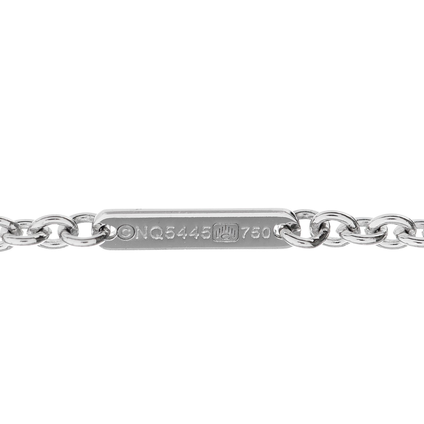 18K White Gold Diamond Mon Amour Lariat Necklace