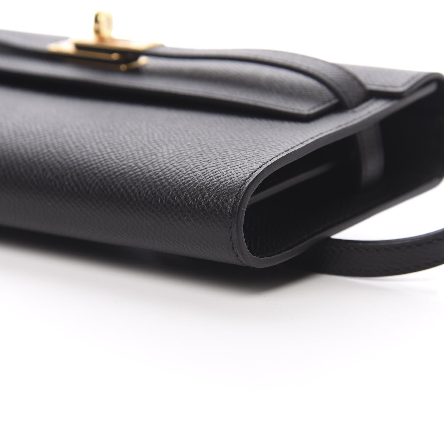 Hermes Epsom Kelly Wallet To Go Black 9 of 10