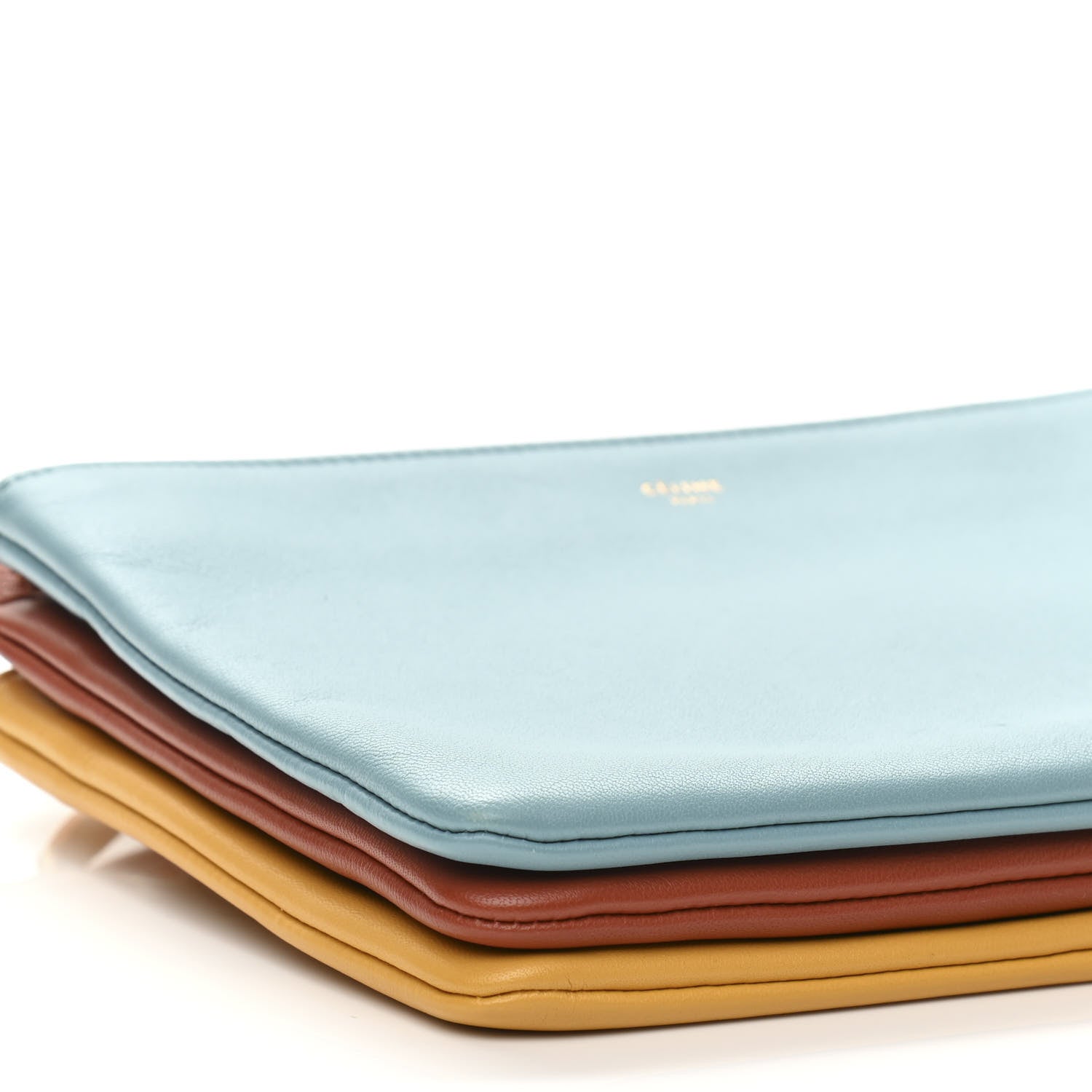 Celine Lambskin Small Multicolor Trio Crossbody Bag Antarctic 12 of 13