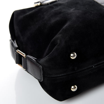 Gucci Suede Guccissima Small Boston Black 14 of 20