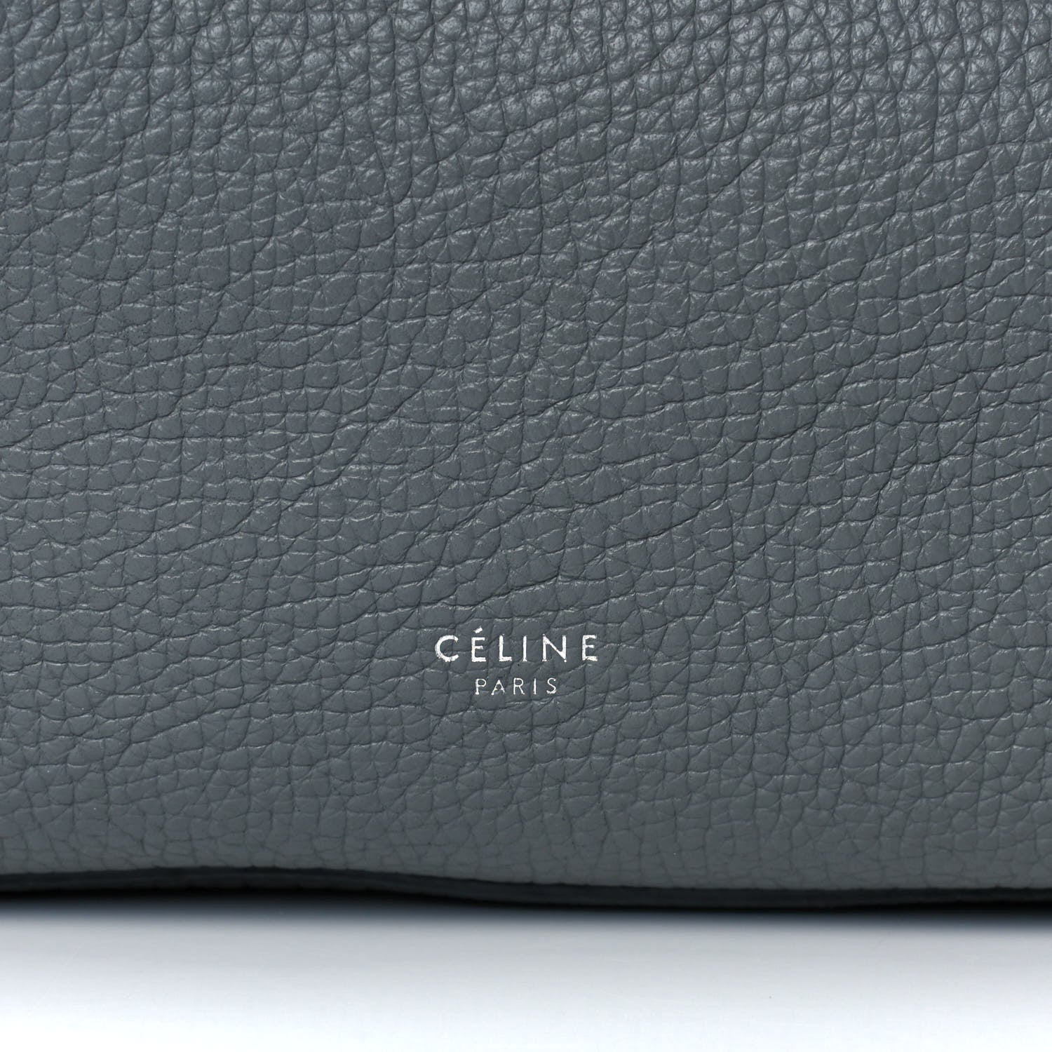 Celine Supple Calfskin Long Strap Small Big Bag Zinc 8 of 12