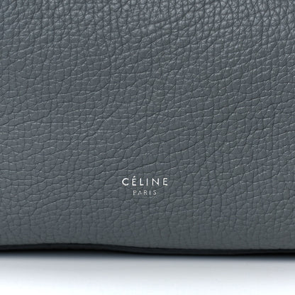 Celine Supple Calfskin Long Strap Small Big Bag Zinc 8 of 12