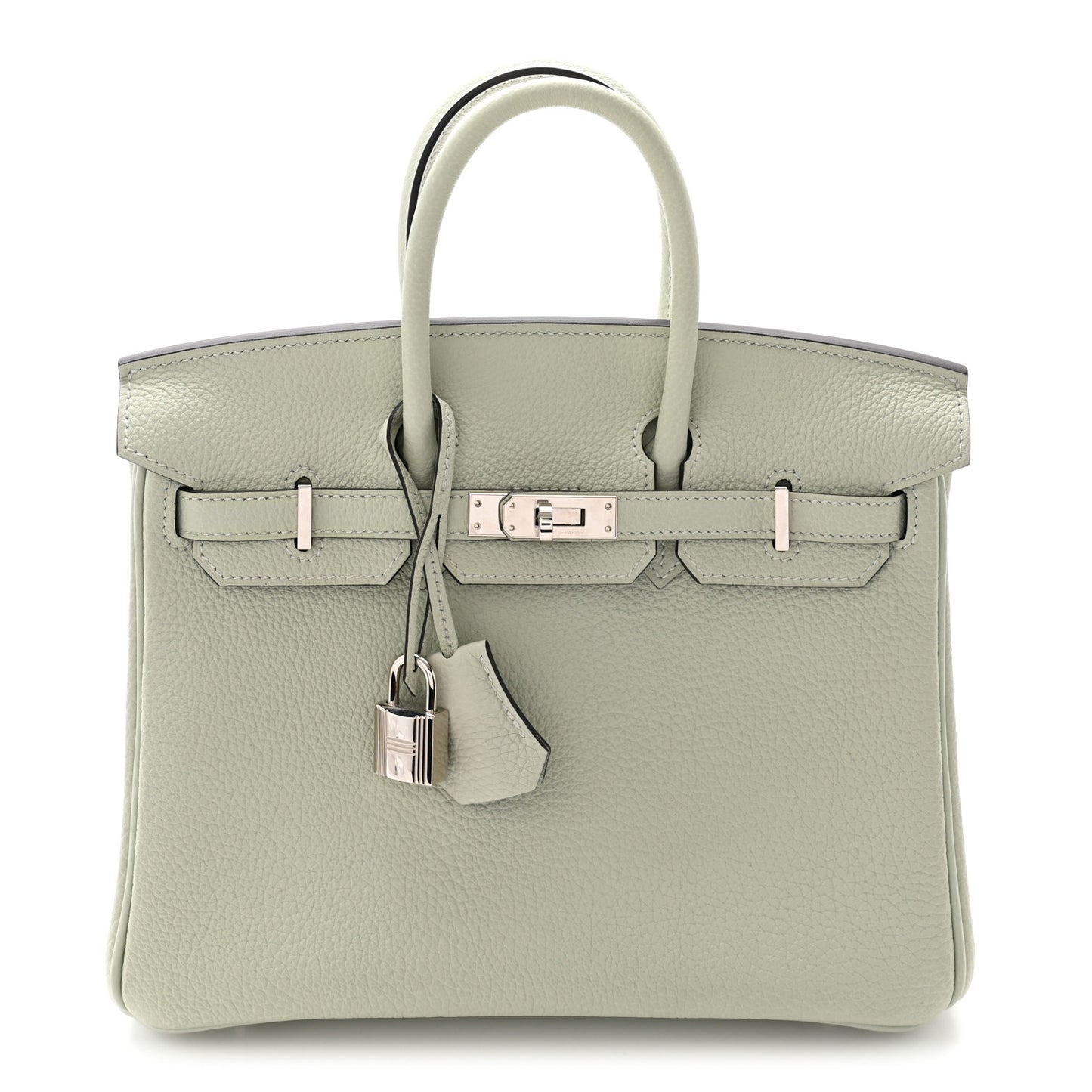 Togo Birkin 25 Gris Neve