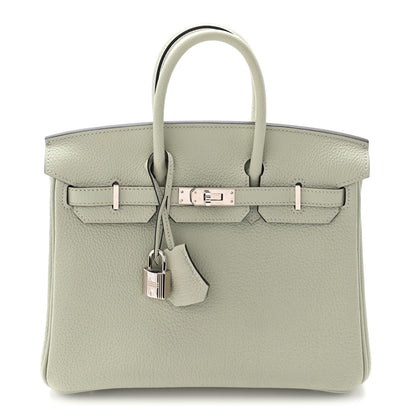 Hermes Togo Birkin 25 Gris Neve 1 of 13