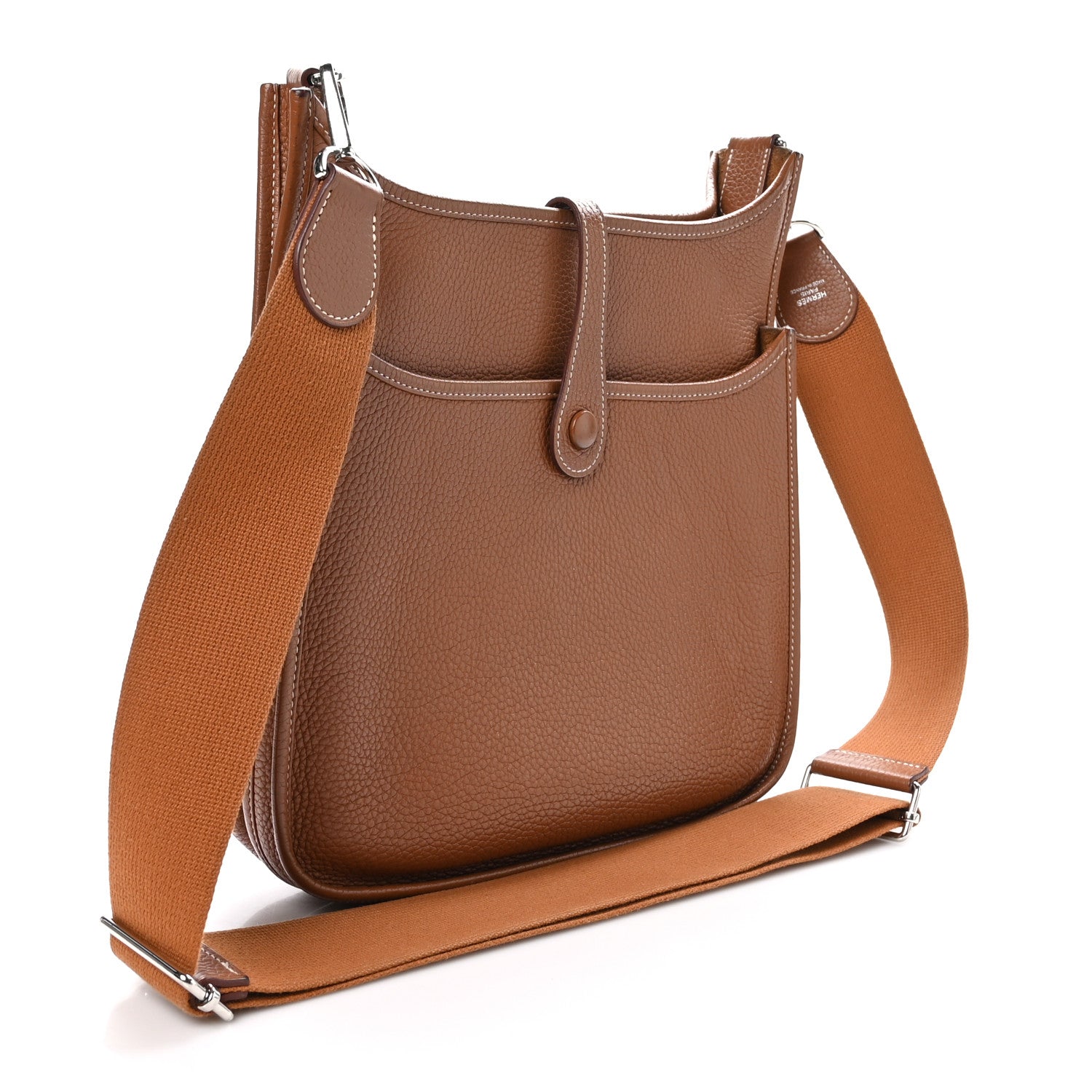 Hermes Taurillon Clemence Evelyne III PM Gold 3 of 11