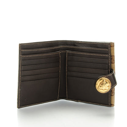 Gucci Crystal Monogram Hysteria French Wallet Dark Brown 5 of 7